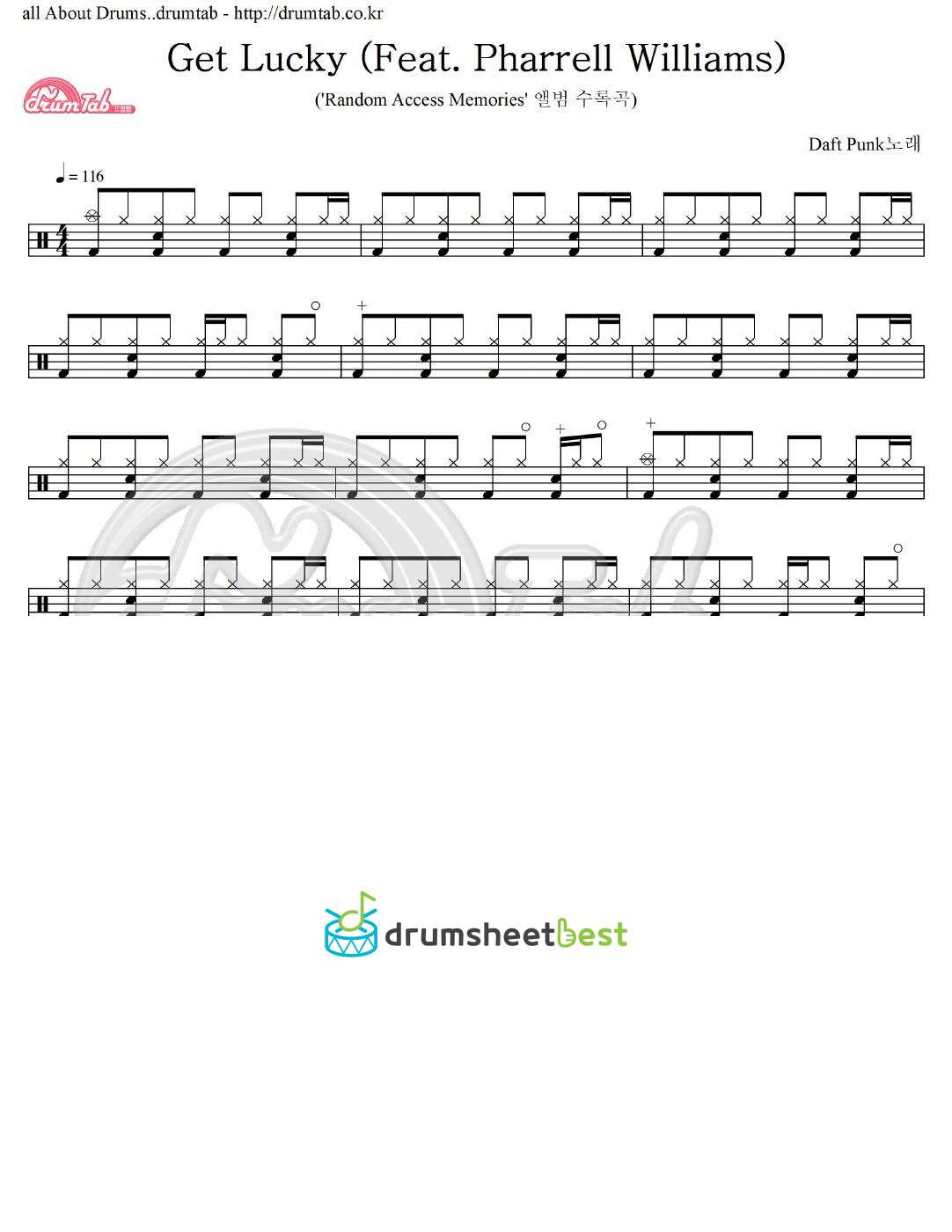 Get Lucky (Feat. Pharrell Williams) preview page 1