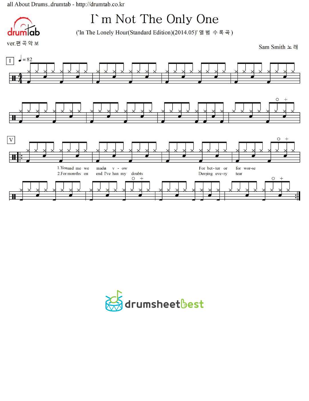 I'm Not The Only One preview page 1