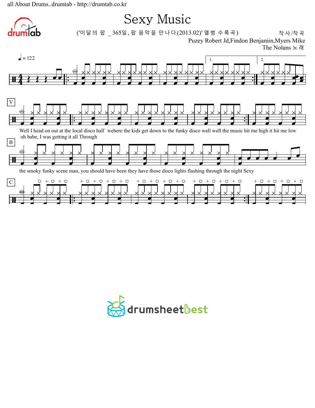 Sexy Music preview page 1