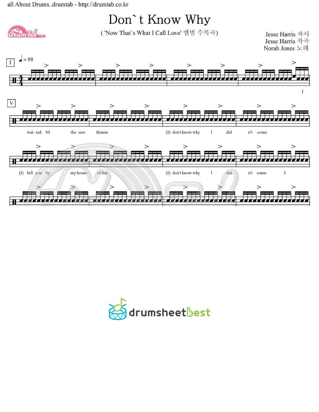 Don't Know Why preview page 1