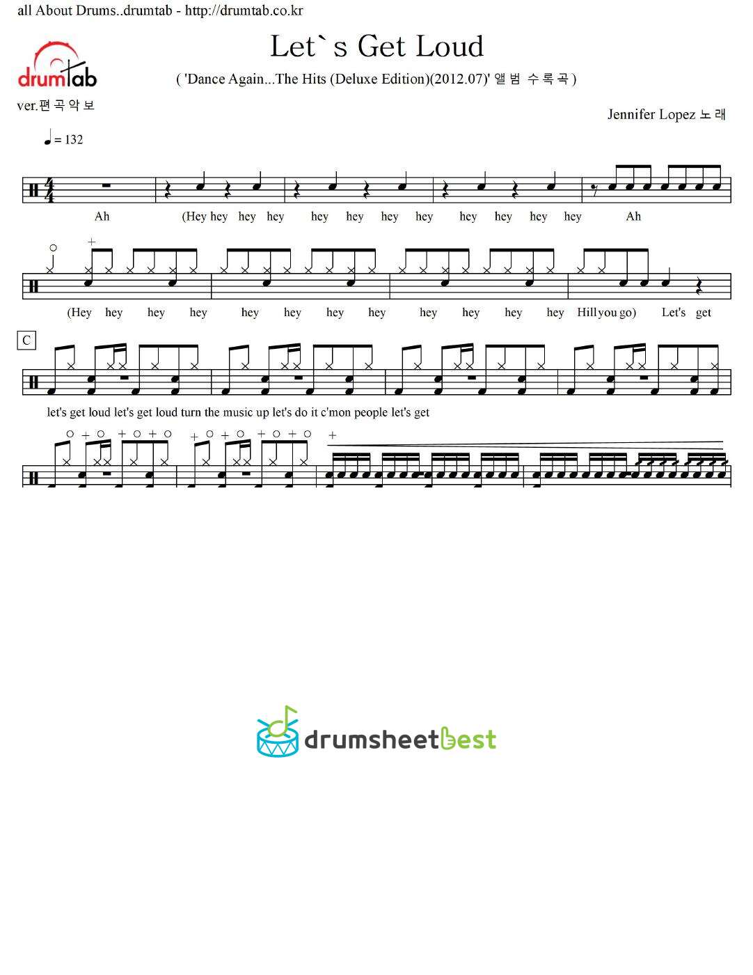 Let's Get Loud preview page 1