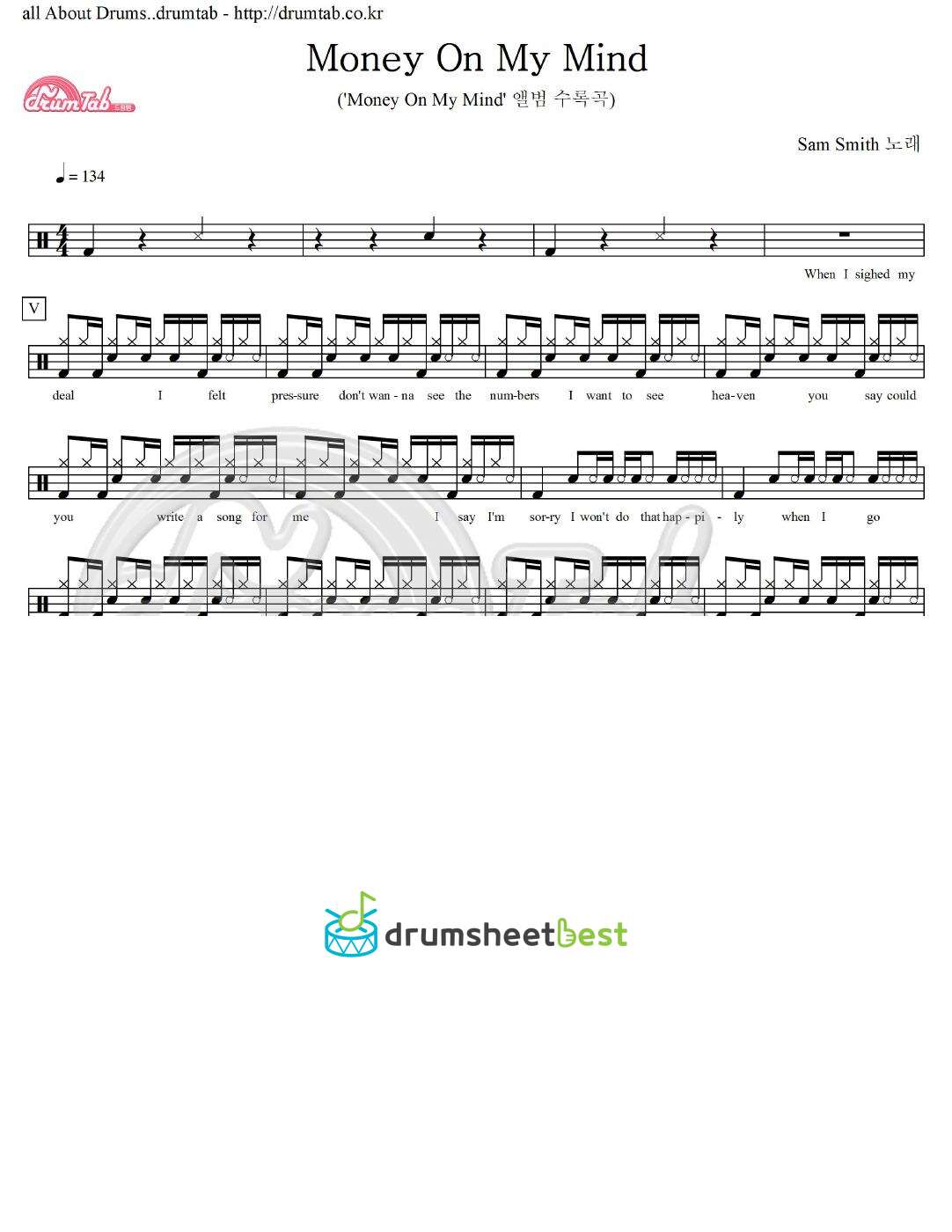 Money On My Mind preview page 1