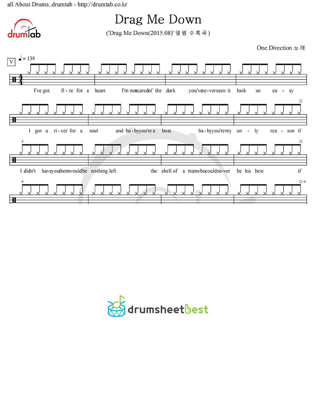 Drag Me Down preview page 1