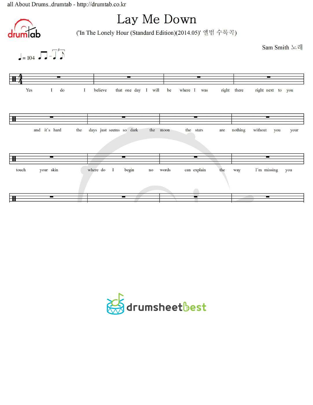 Lay Me Down preview page 1