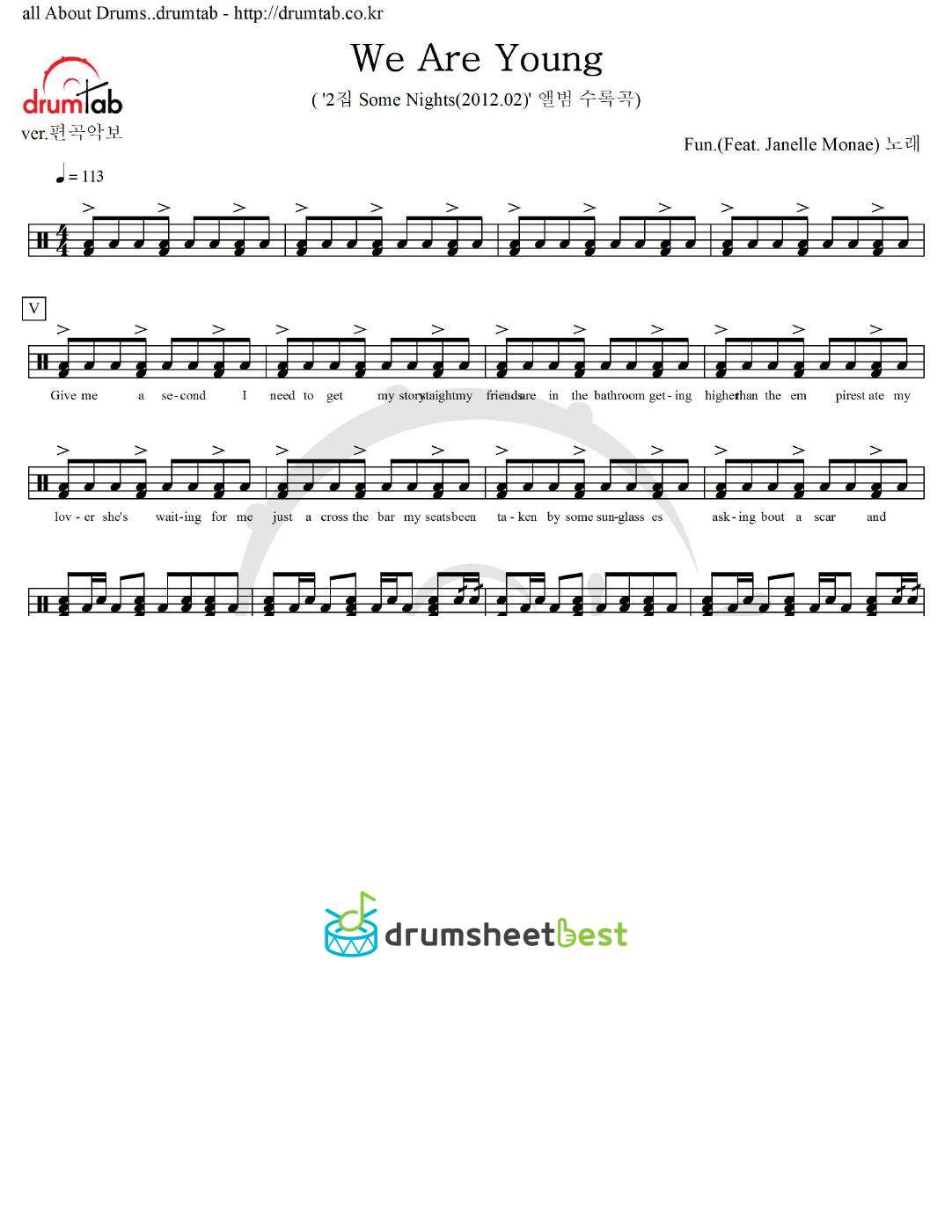 We Are Young preview page 1