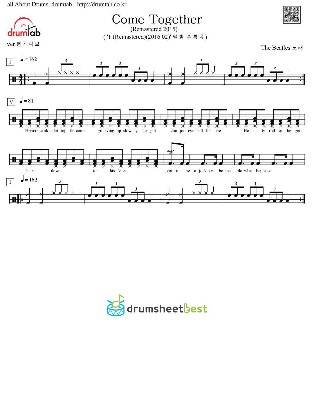 Come Together (Remastered 2015) preview page 1