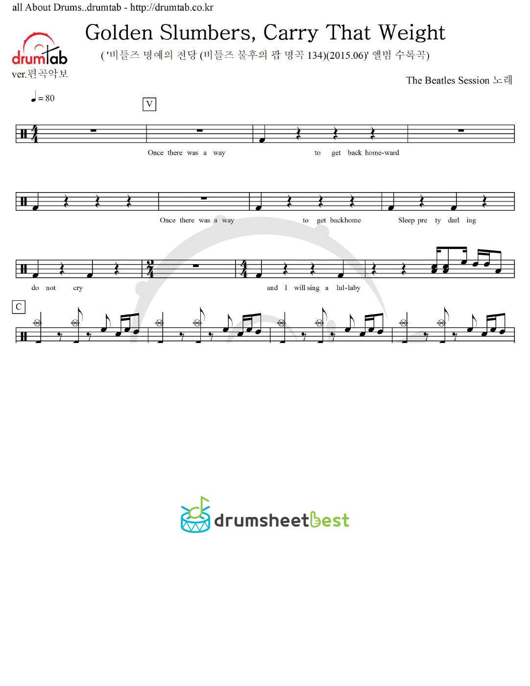 Golden Slumbers, Carry That Weight preview page 1