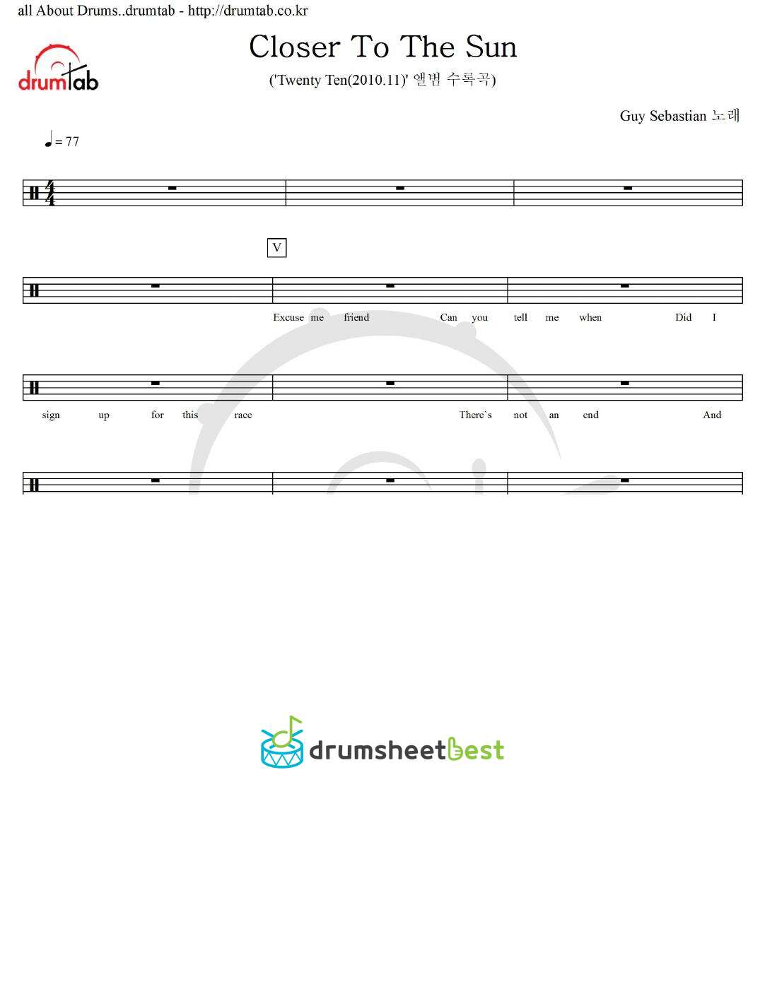 Closer To The Sun preview page 1