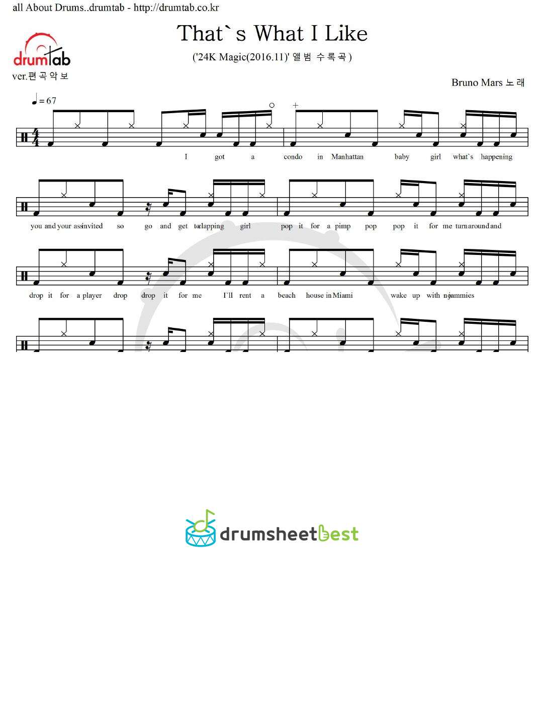 That's What I Like preview page 1