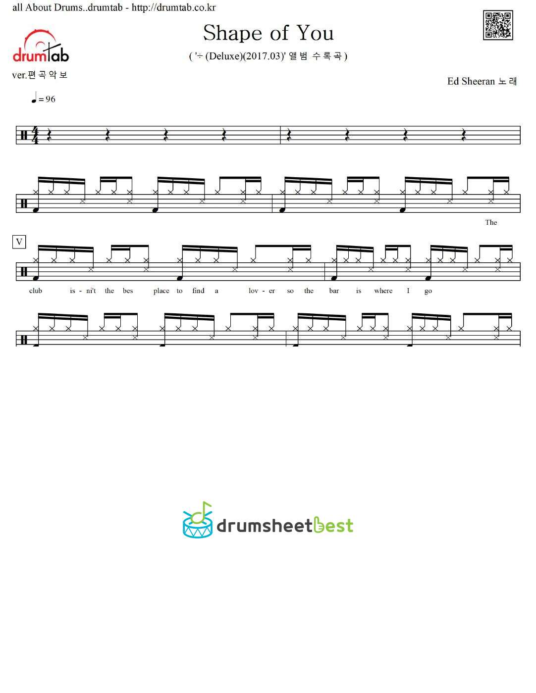 Shape of You preview page 1