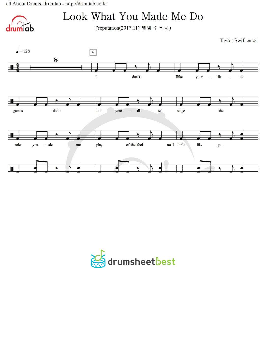 Look What You Made Me Do preview page 1