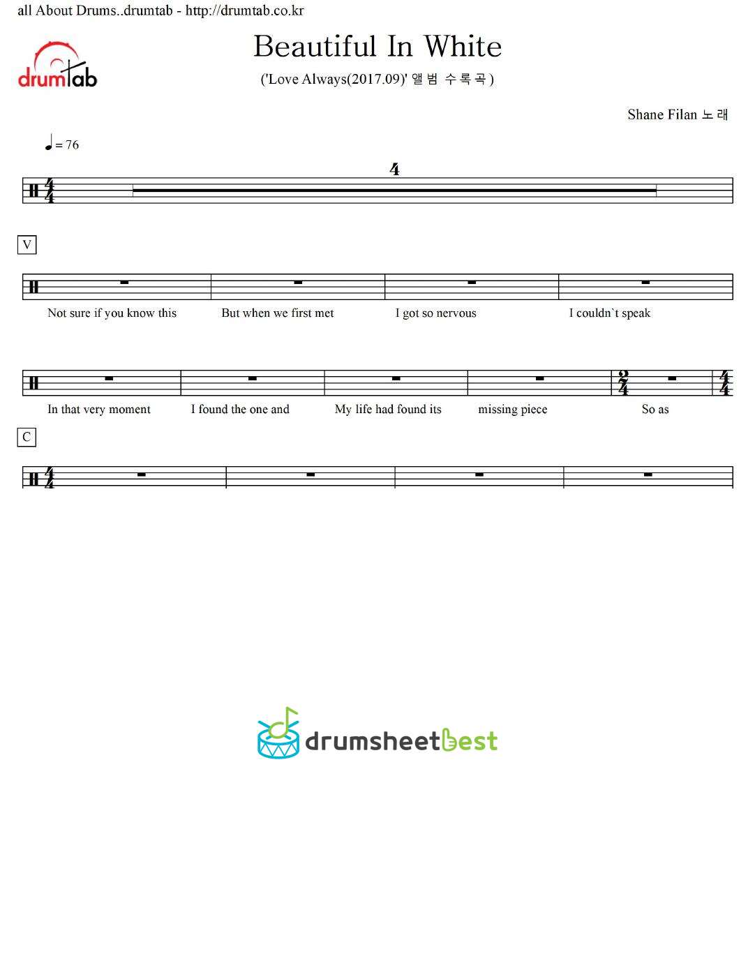 Beautiful In White preview page 1