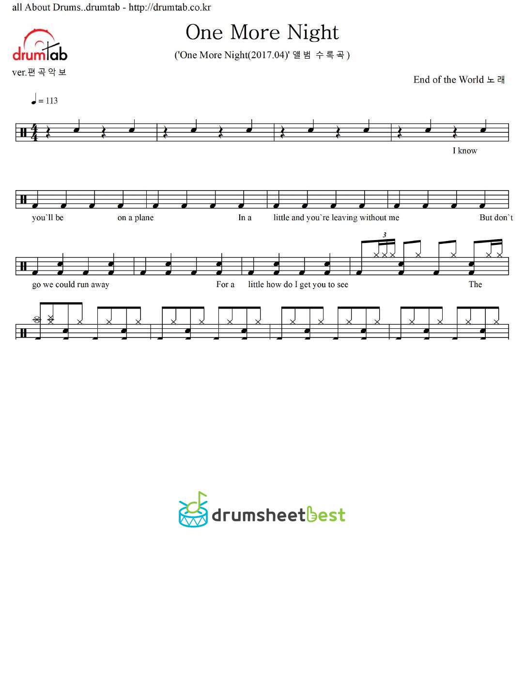 One More Night preview page 1