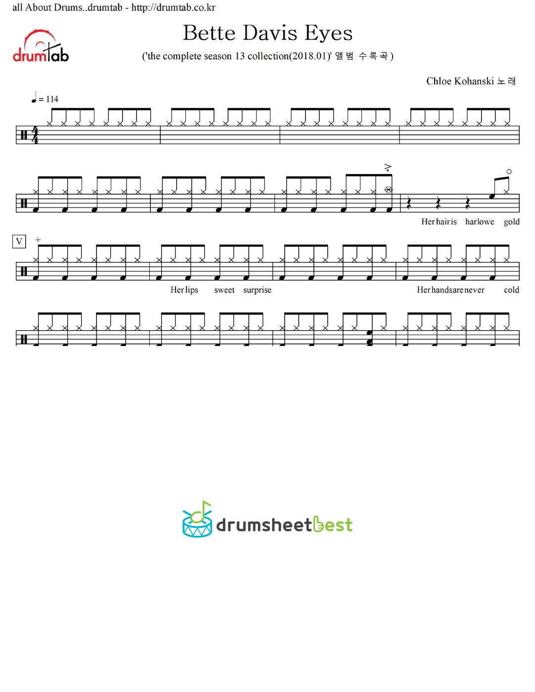 Bette Davis Eyes preview page 1