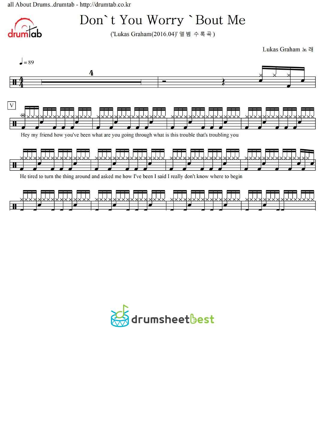 Don't You Worry 'Bout Me preview page 1