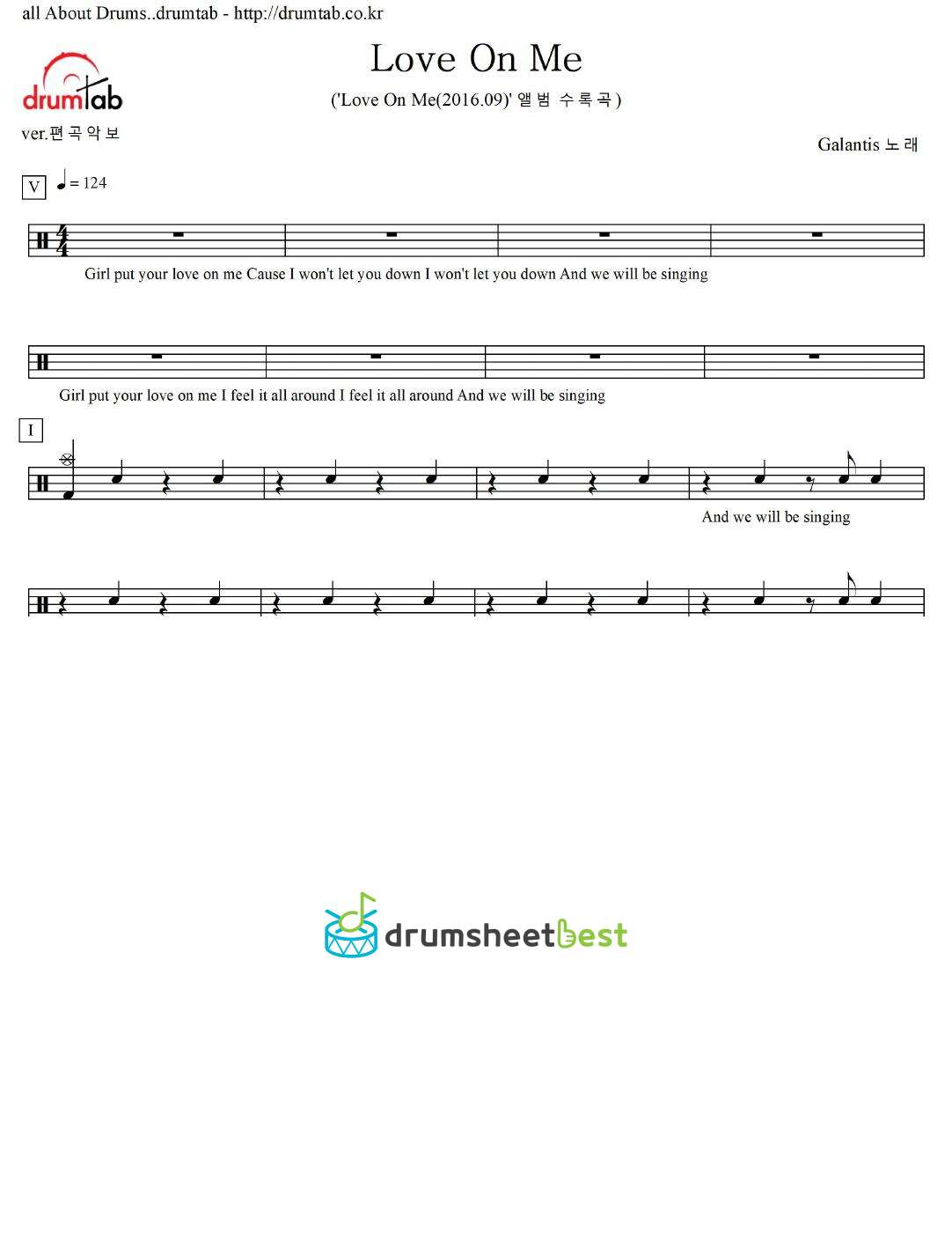 Love On Me preview page 1