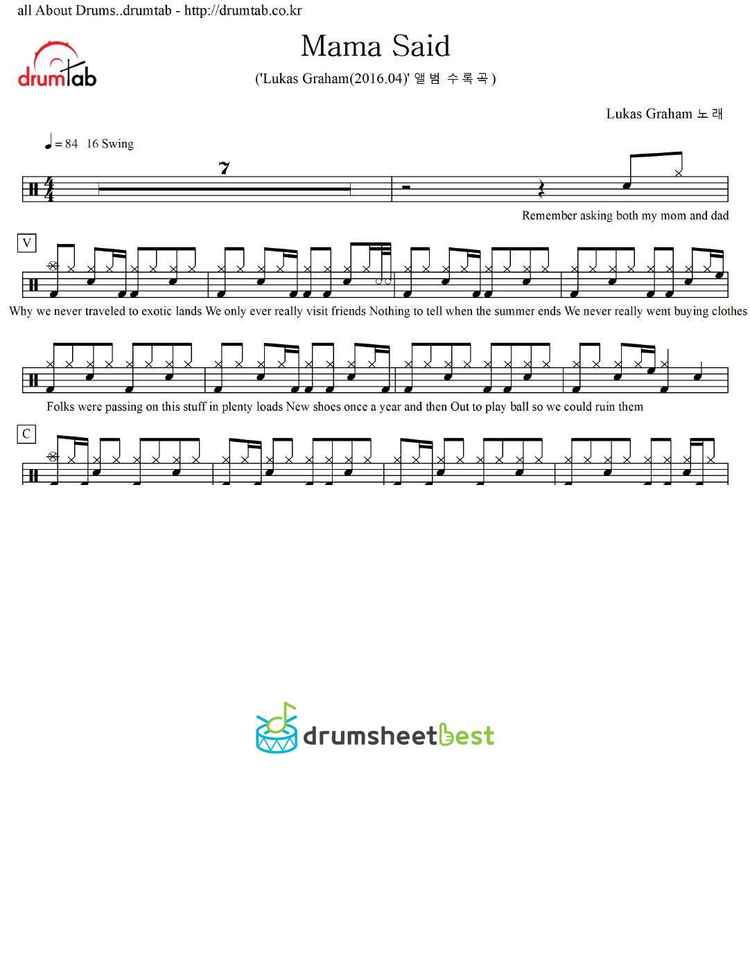 Mama Said preview page 1