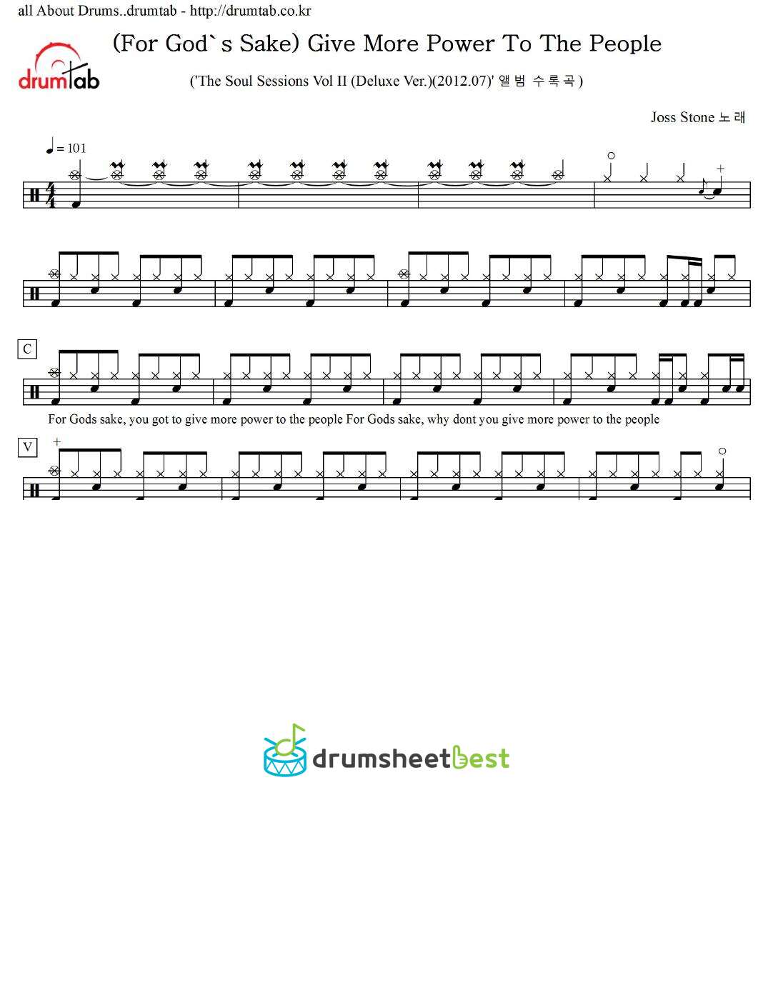 (For God's Sake) Give More Power To The People preview page 1