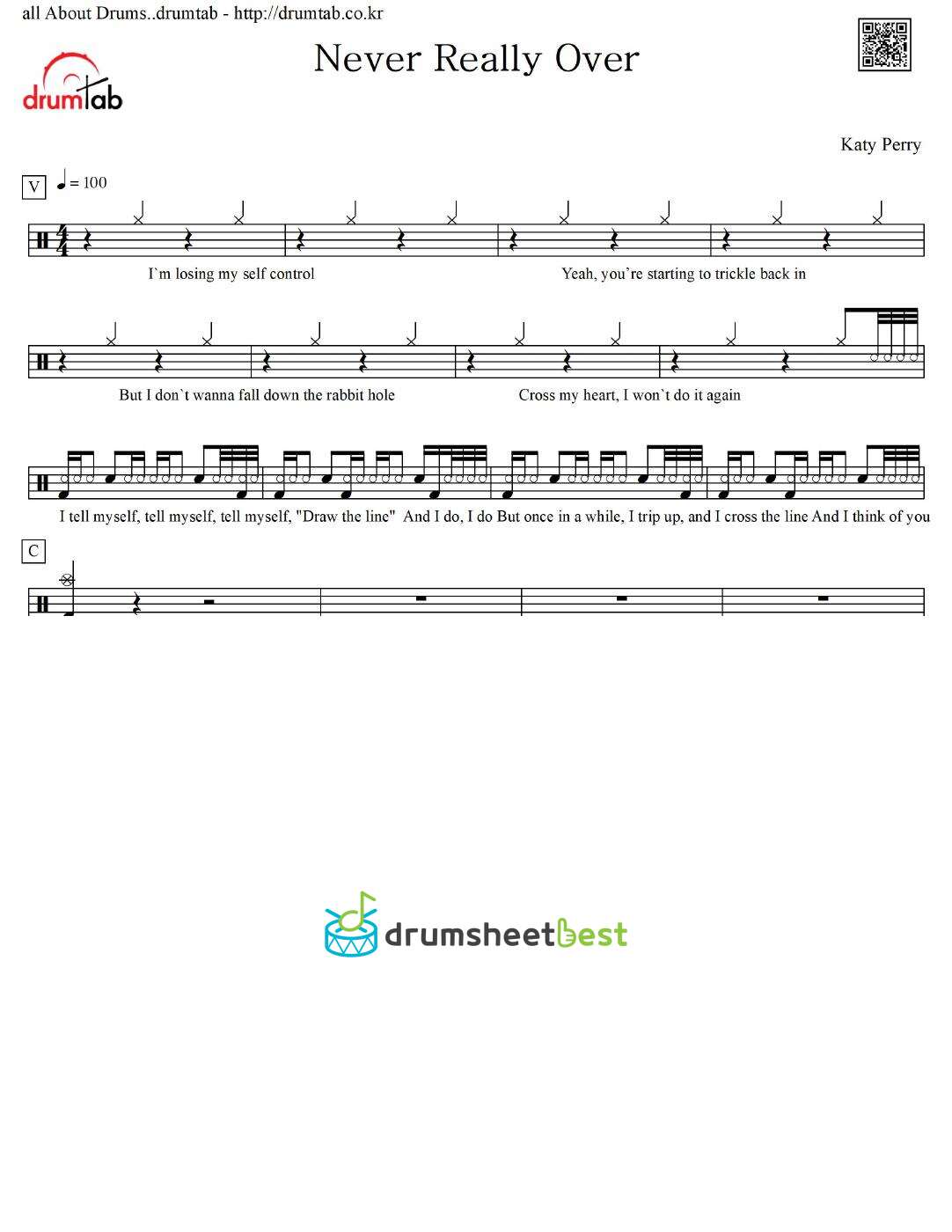 Never Really Over preview page 1