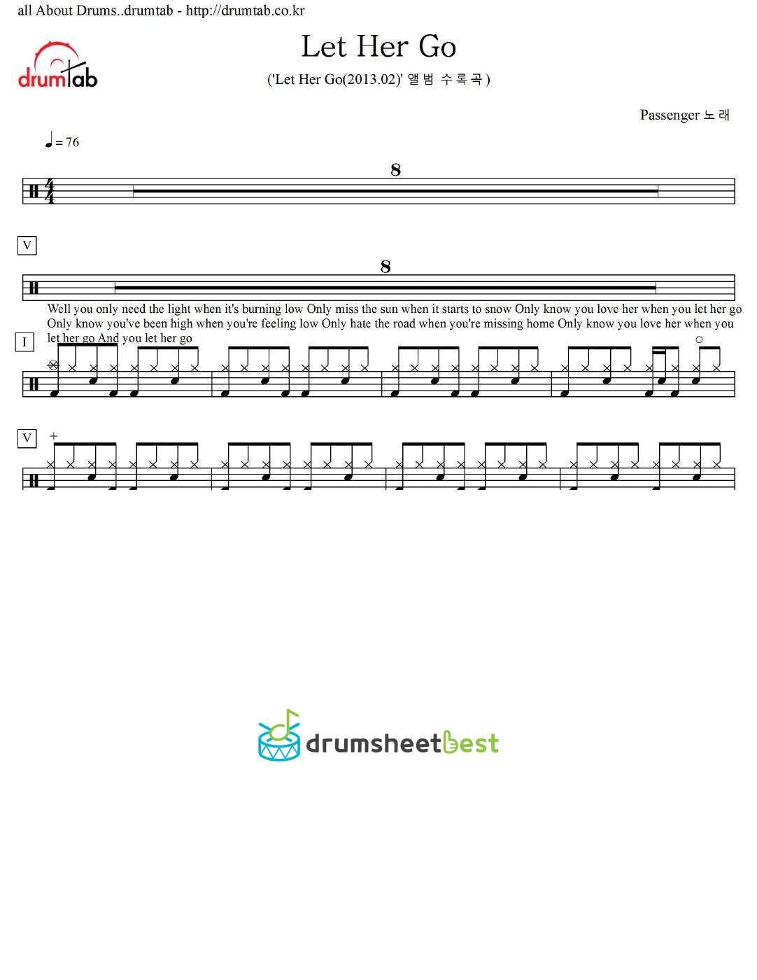 Let Her Go preview page 1