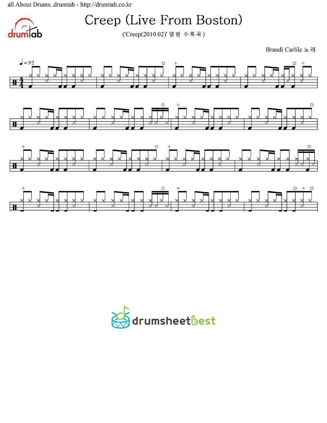 Creep (Live From Boston) preview page 1