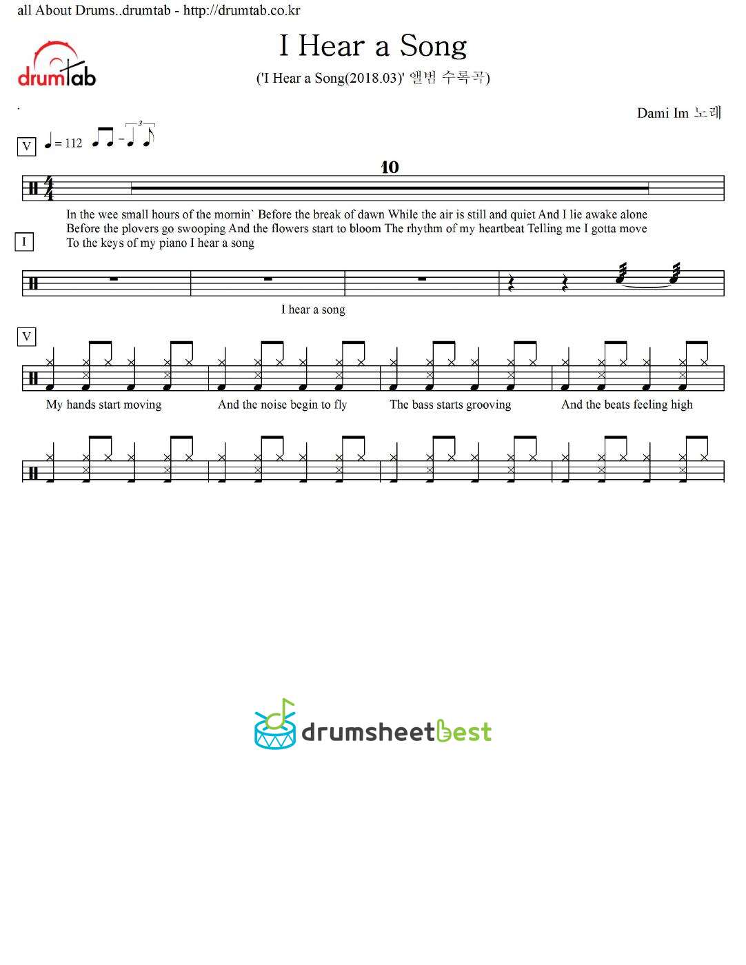 I Hear a Song preview page 1