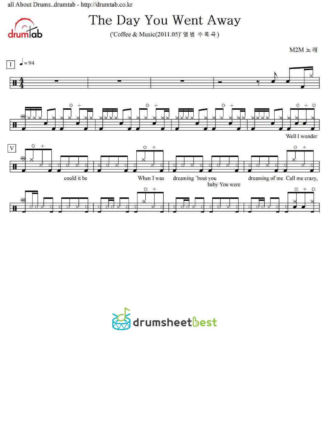 The Day You Went Away preview page 1