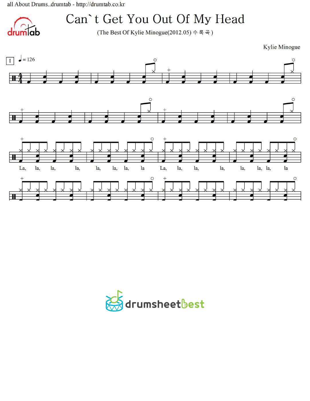 Can't Get You Out Of My Head preview page 1