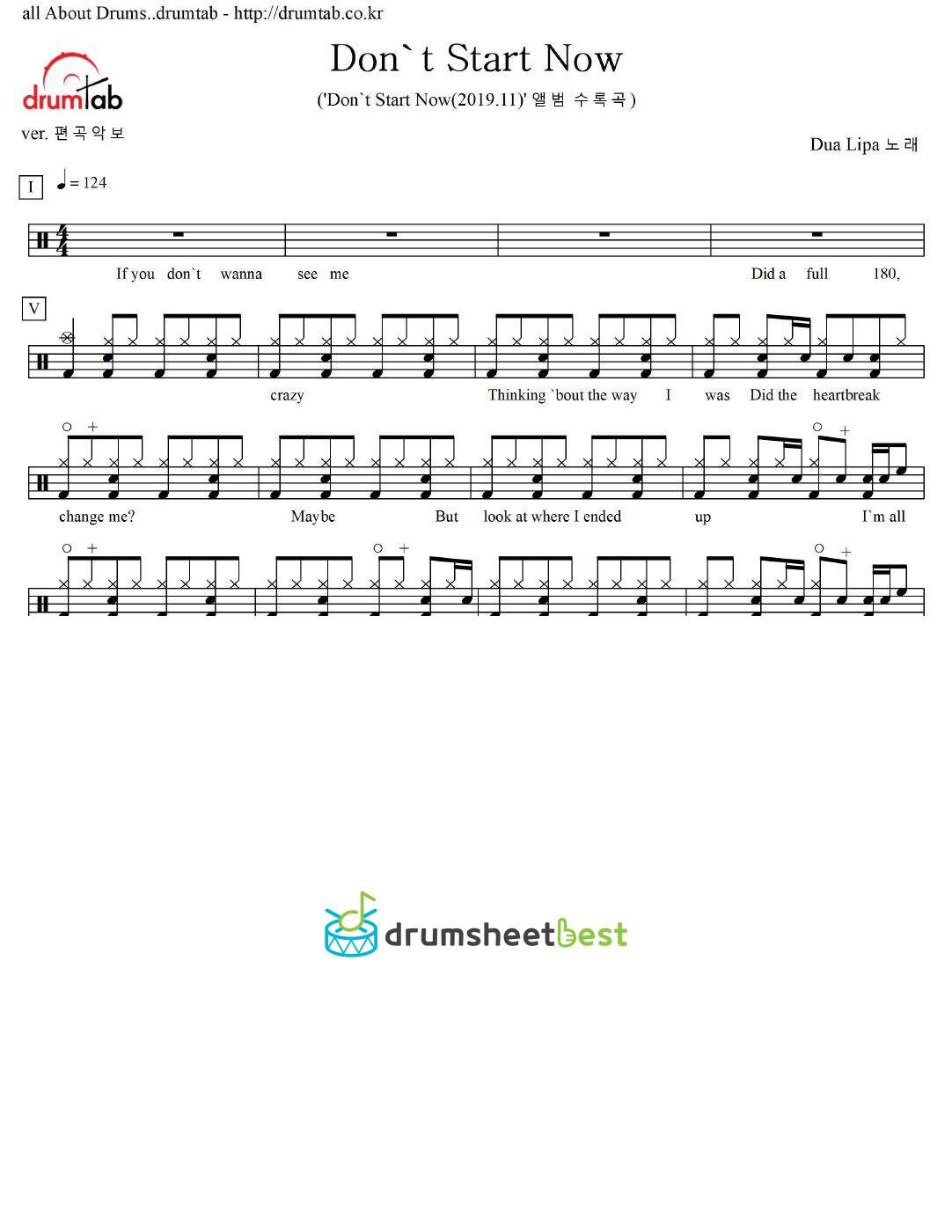 Don't Start Now preview page 1