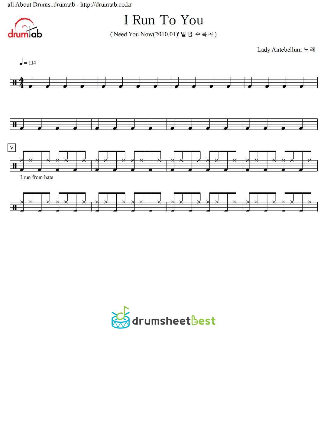 I Run To You preview page 1