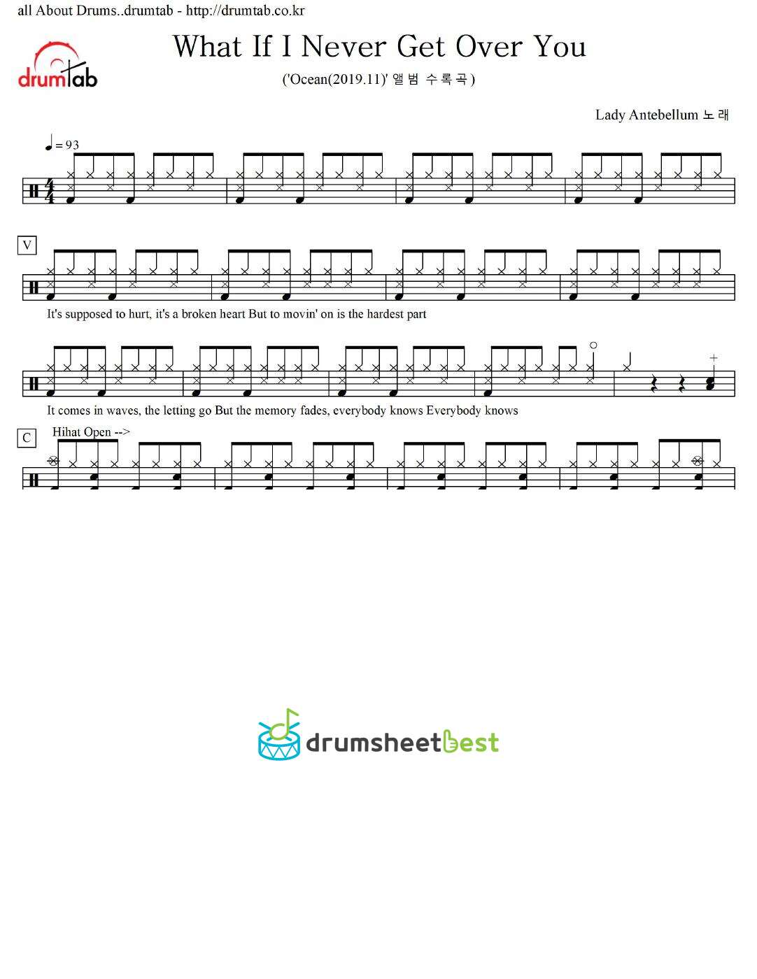 What If I Never Get Over You preview page 1