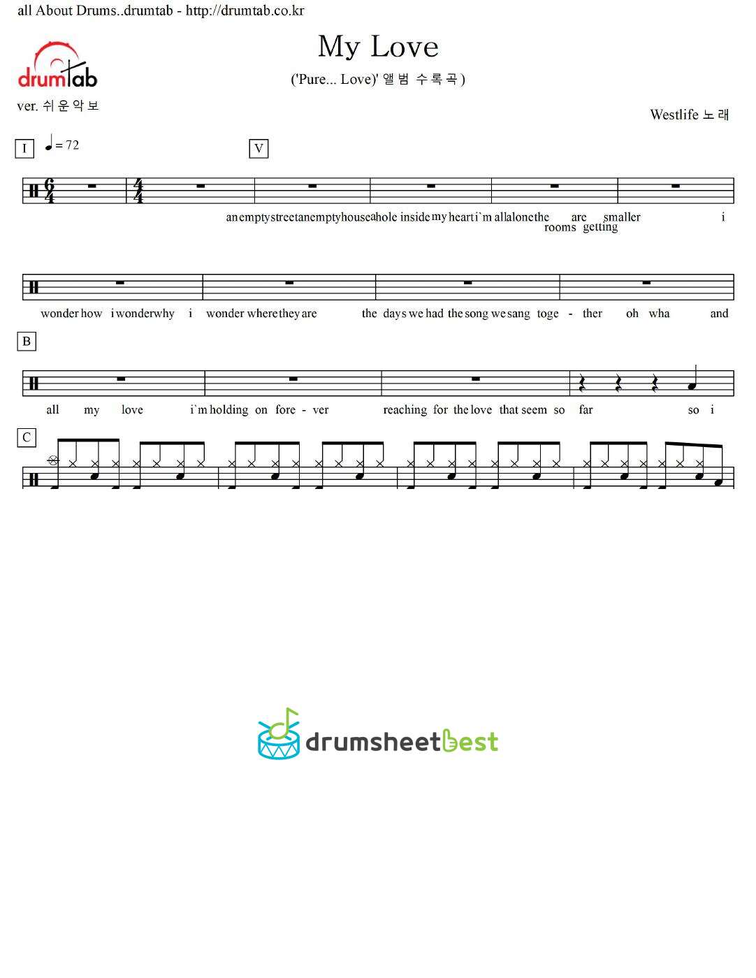 My Love preview page 1