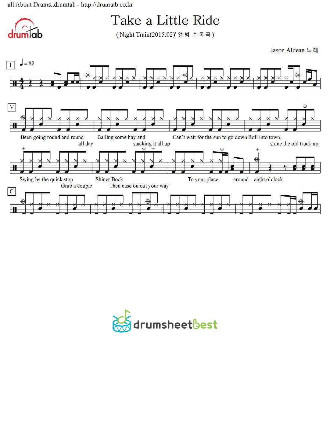 Take a Little Ride preview page 1