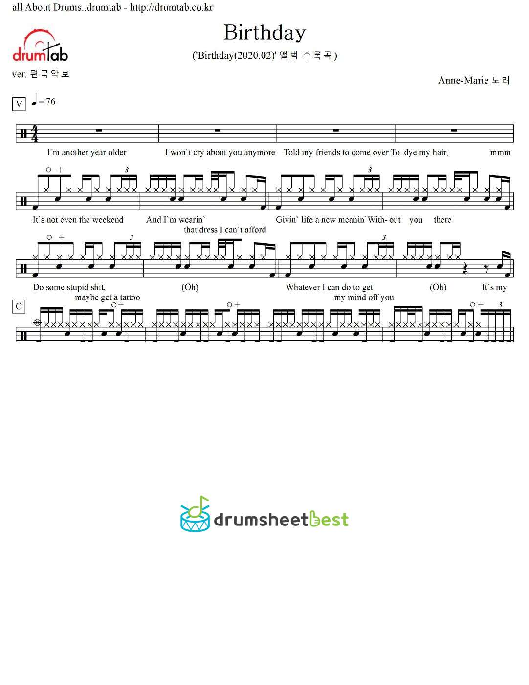 Birthday preview page 1