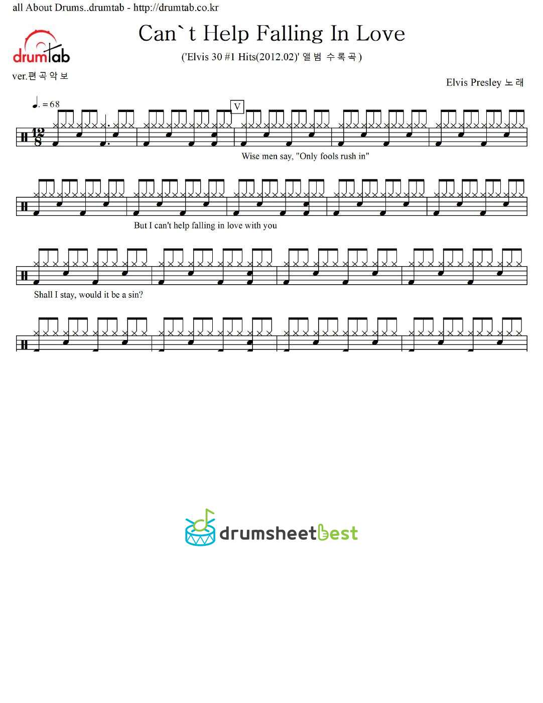 Can't Help Falling In Love preview page 1