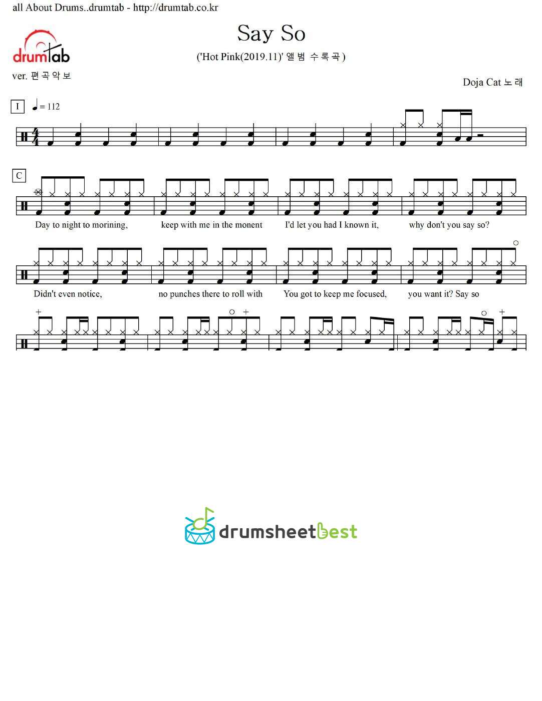 Say So preview page 1