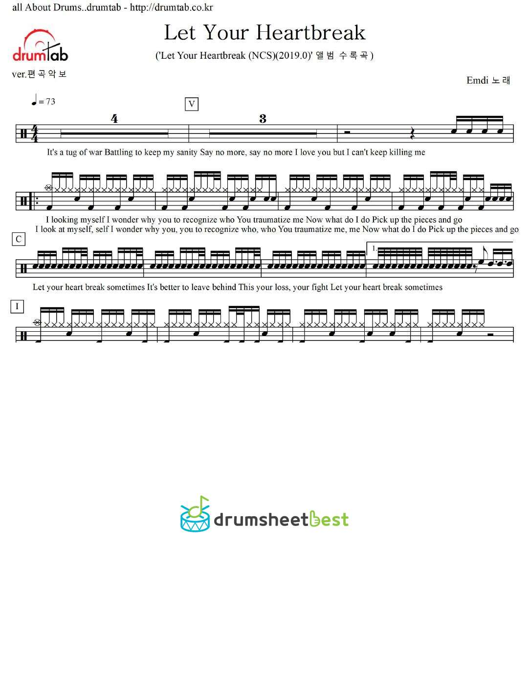 Let Your Heartbreak preview page 1