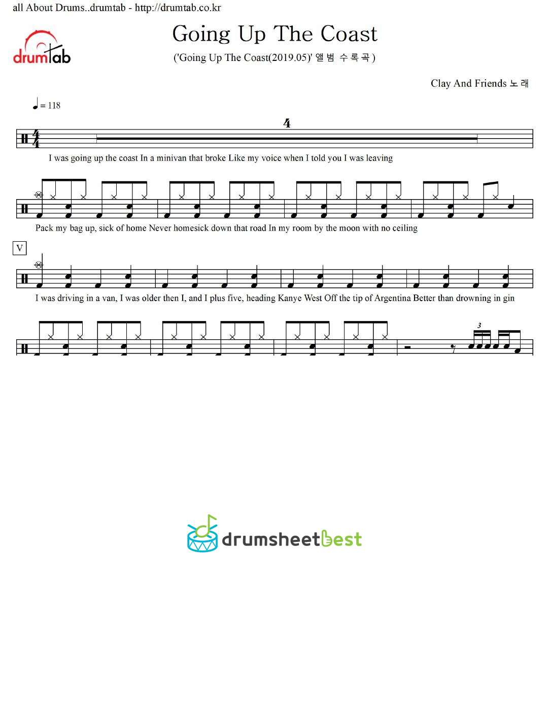 Going Up The Coast preview page 1