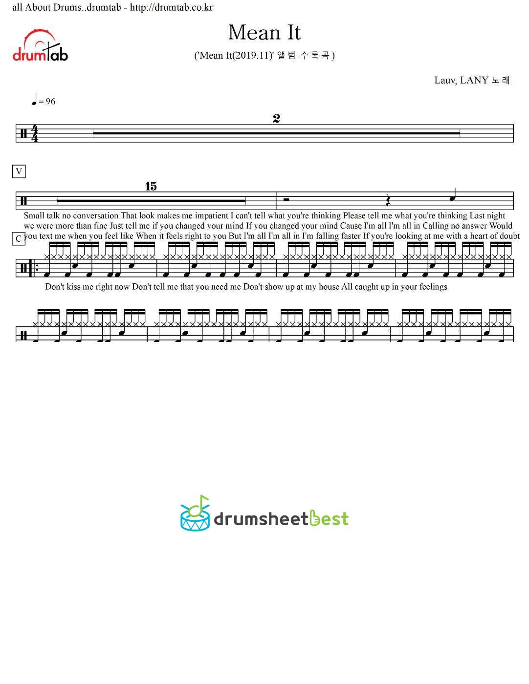 Mean It preview page 1