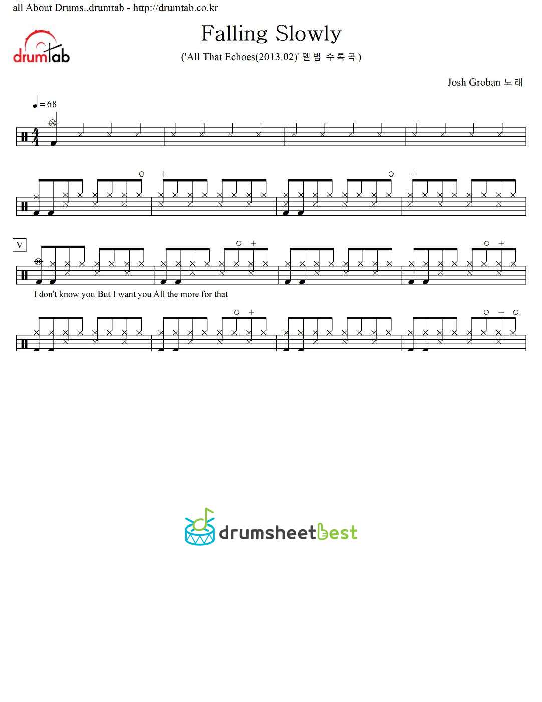 Falling Slowly preview page 1