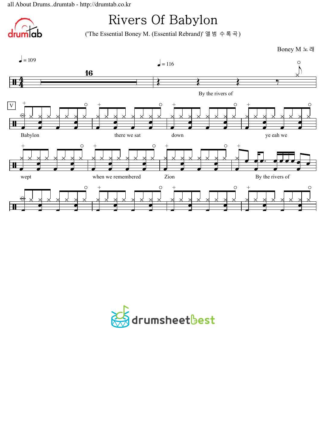 Rivers Of Babylon preview page 1