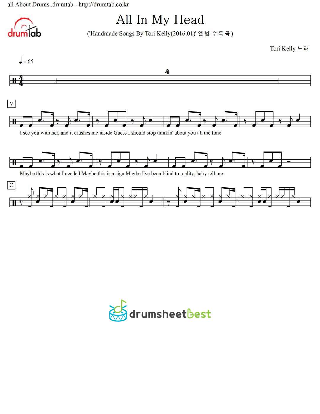 All In My Head preview page 1