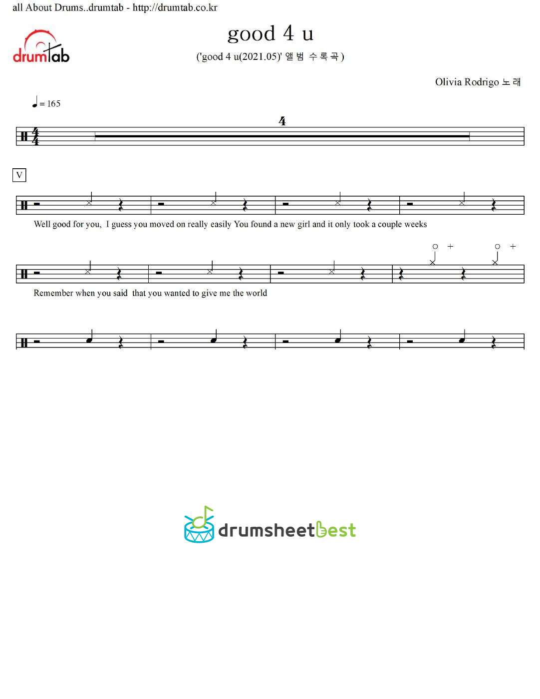 good 4 u preview page 1