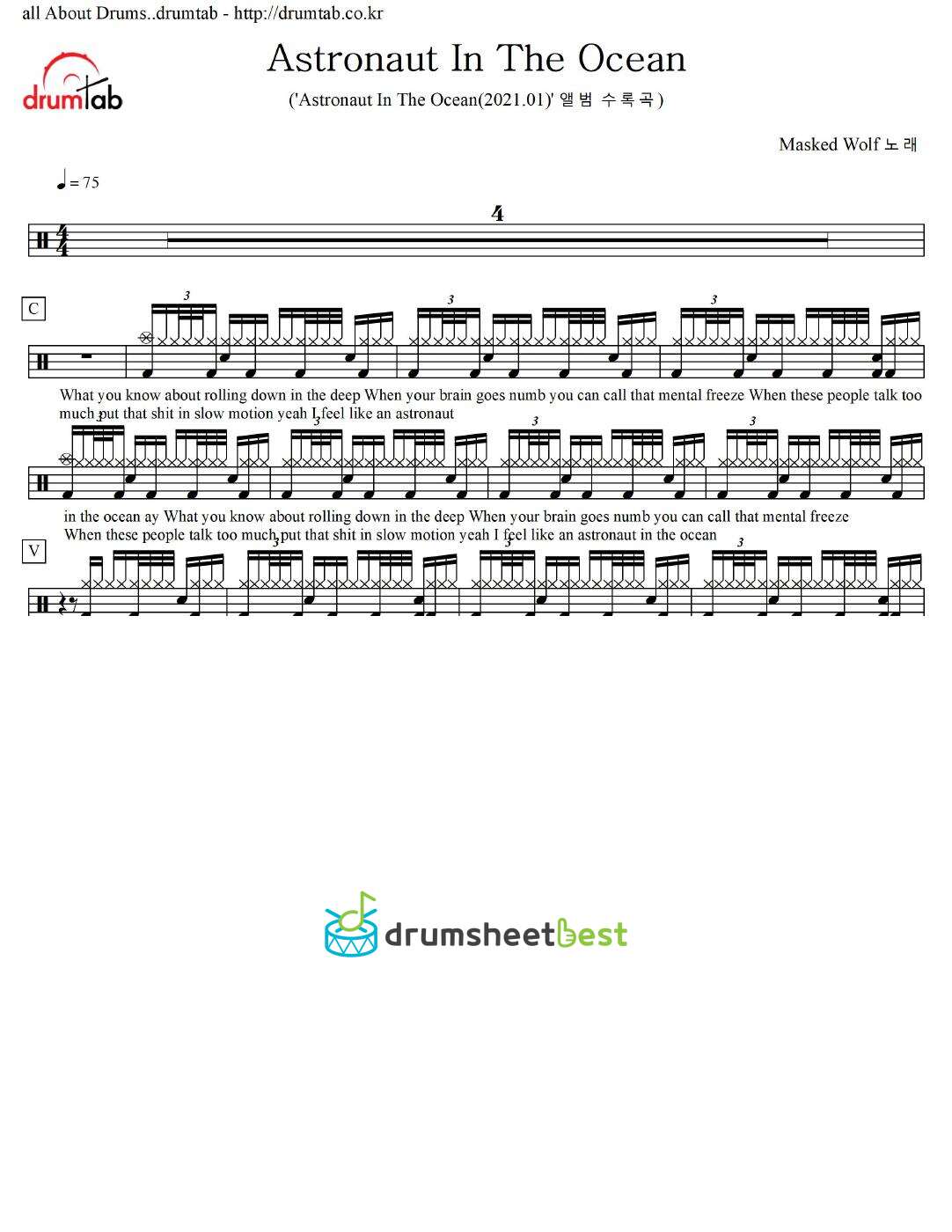 Astronaut In The Ocean preview page 1