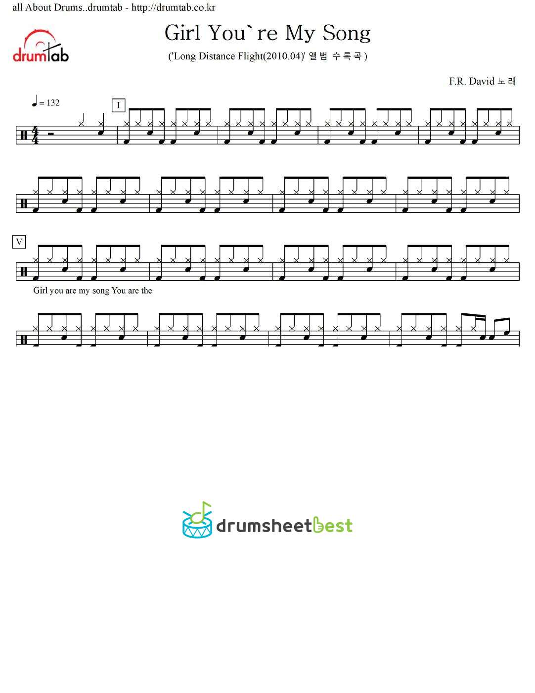 Girl You're My Song preview page 1