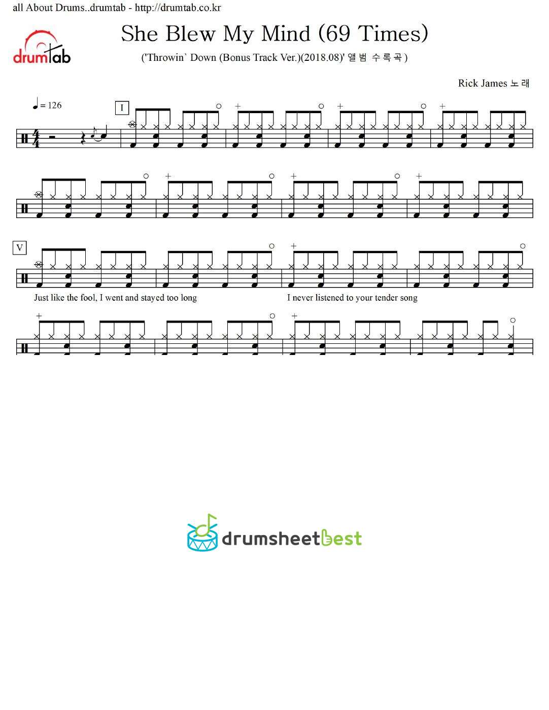 She Blew My Mind (69 Times) preview page 1