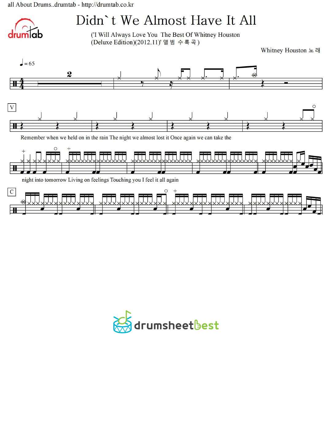 Didn't We Almost Have It All preview page 1