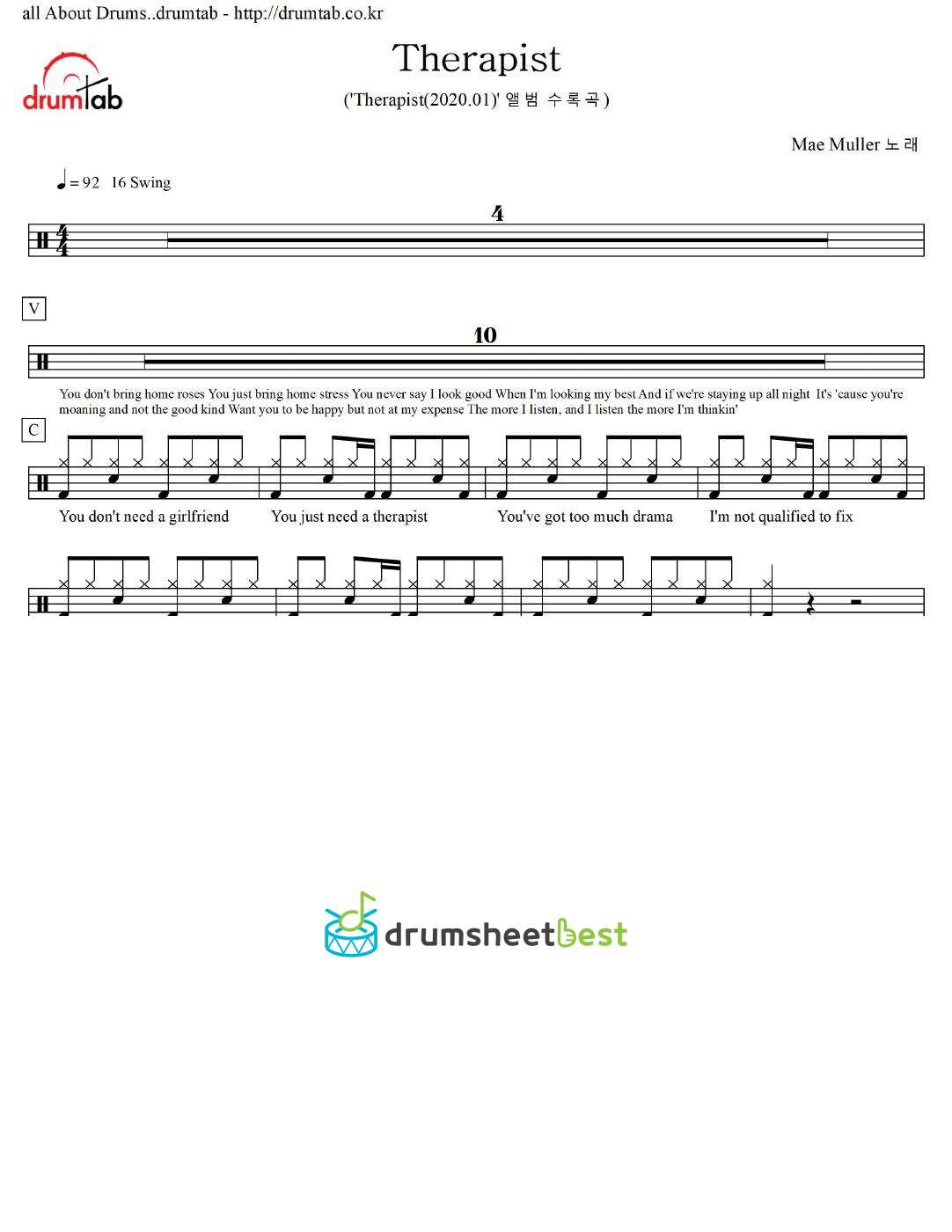 Therapist preview page 1