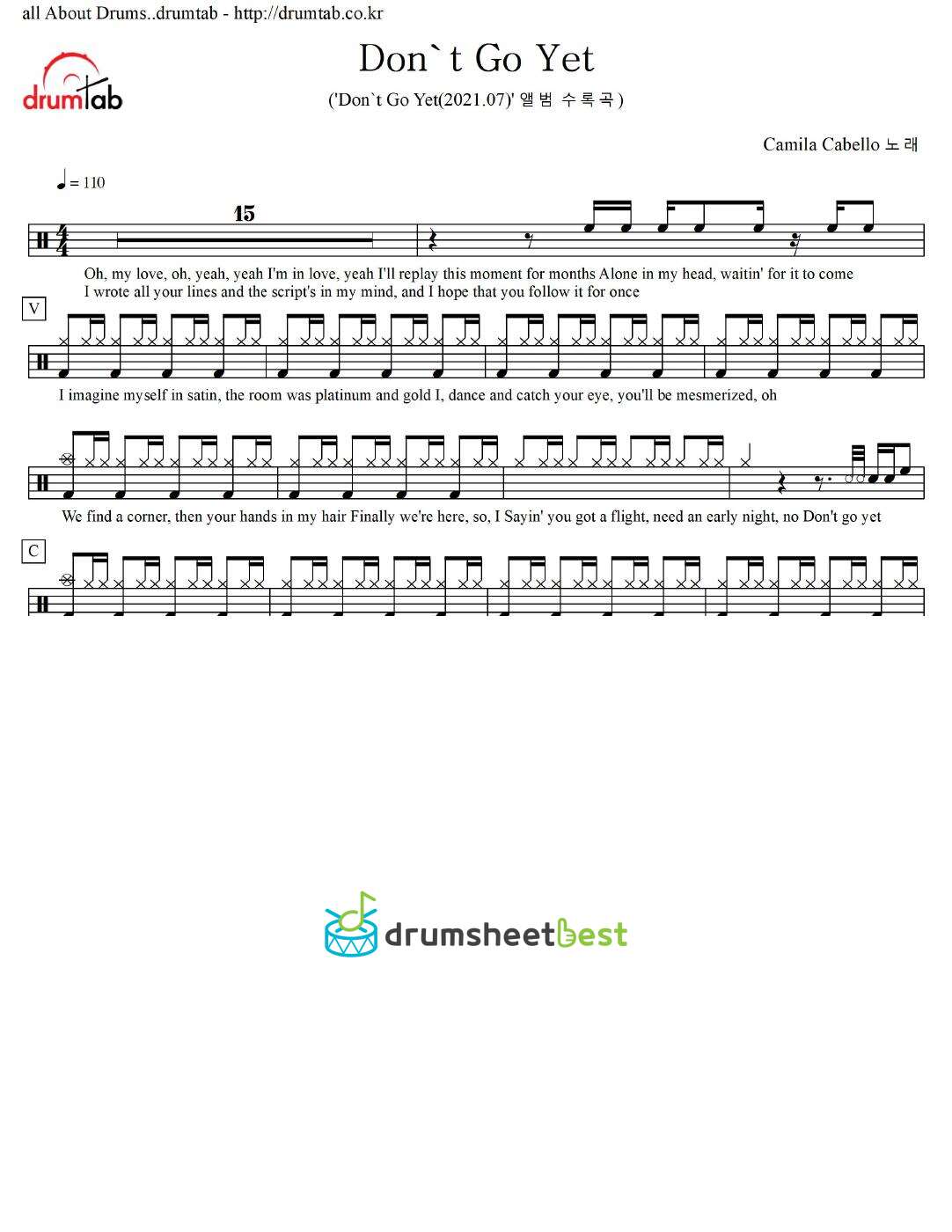 Don't Go Yet preview page 1