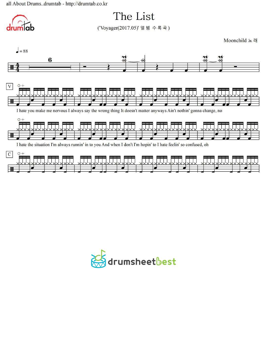 The List preview page 1